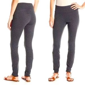 Prana Gray Moto Knit Skinny Leggings Size Medium